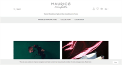 Desktop Screenshot of mauricemanufacture.com