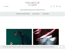 Tablet Screenshot of mauricemanufacture.com
